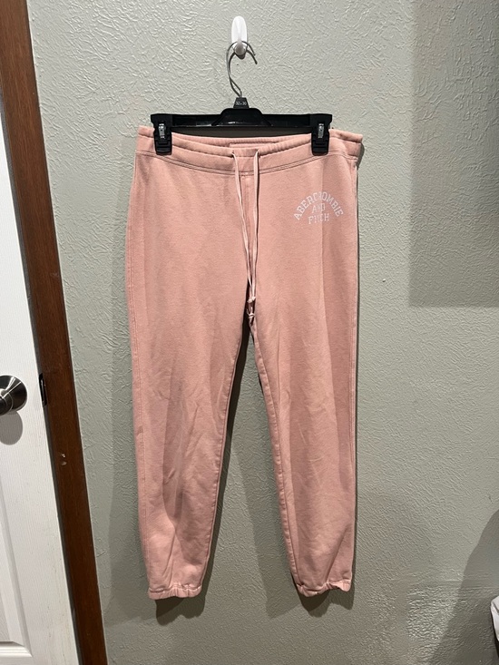 Abercrombie & Fitch Pants - Abercrombie & Fitch Pink Drawstring Sweatpants Size Small Jogger Style